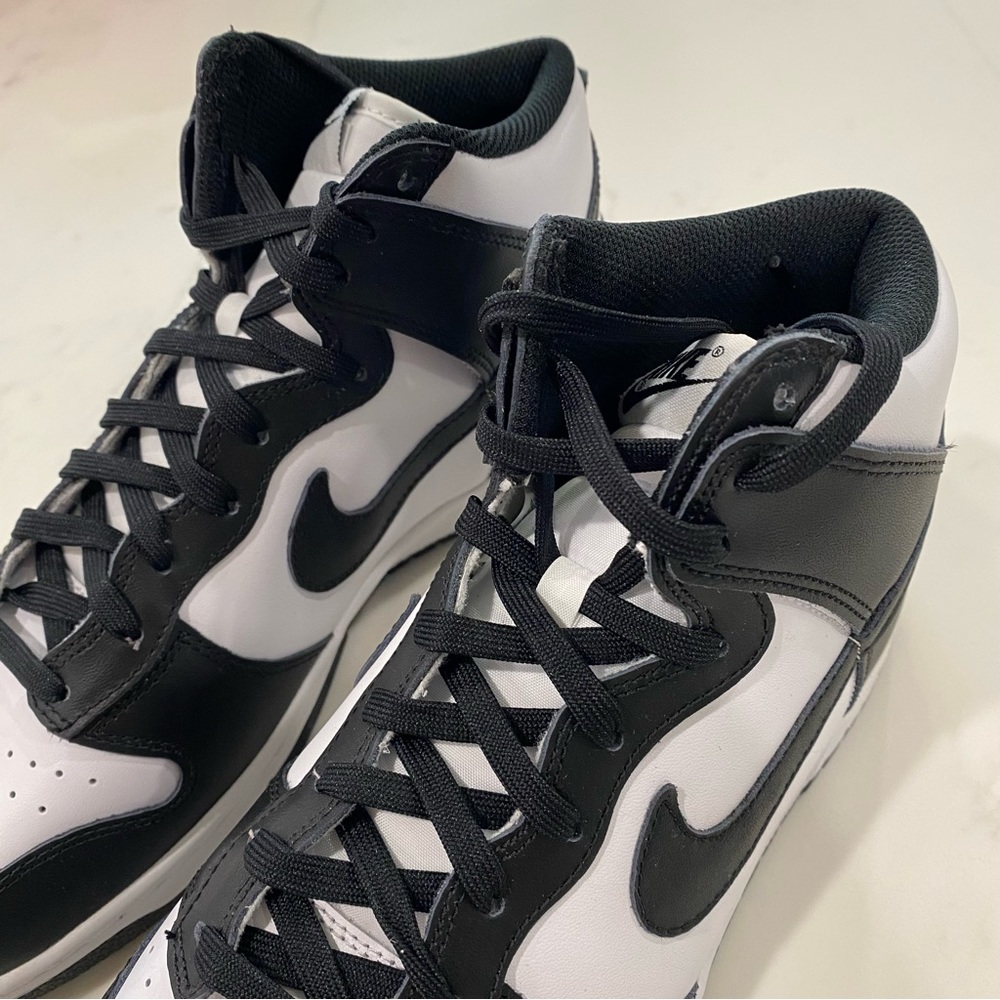 Nike Dunk Hi retro Pandas sz 10 DS - Picture 10 of 16